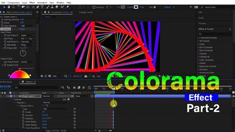 tutorial after effect colorama